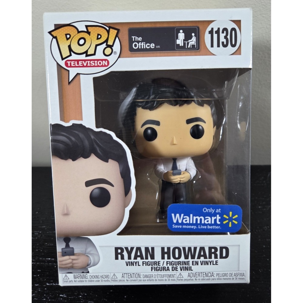 Funko Pop! Ryan Howard The Office #1130 Black Hair Walmart Exclusive